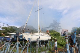 Veliki požar kod pulske marine