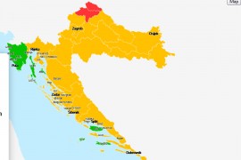 Hrvatska objavila interaktivnu korona kartu za turiste