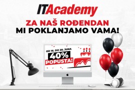 Akcija na ITAcademy: 40% popusta + bonus paket za besplatno doživotno ...