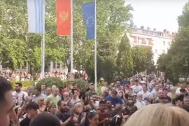 Protesti u Crnoj Gori nakon privođenja samohranog oca, pokrenuta ...