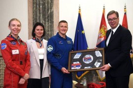 Vučić sa ruskim astronautom: Proveo 185 dana u orbiti pa došao u ...
