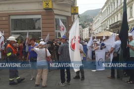 Protest radnika u Sarajevu, traže minimalac od 1.000 KM