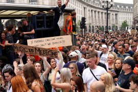London: Demonstracije protiv epidemioloških mjera