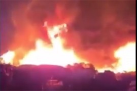 Veliki požar u firmi "Eko" u Bugojnu