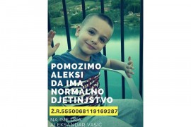 Za normalno djetinjstvo: Pomozimo malom Aleksi