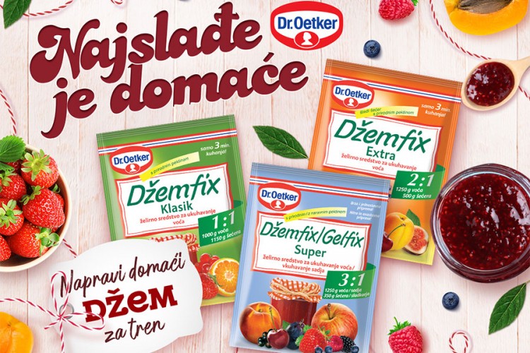 Široka lepeza proizvoda Dr. Oetker Džemfix – za radost pripreme zimnice