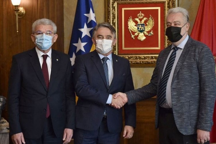 Komšić i Džaferović sa Krivokapićem: Odnosi BiH i Crne Gore primjer u regionu