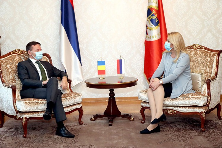 Cvijanović sa ambasadorom Rumunije: Značaj jačanja regionalne saradnje