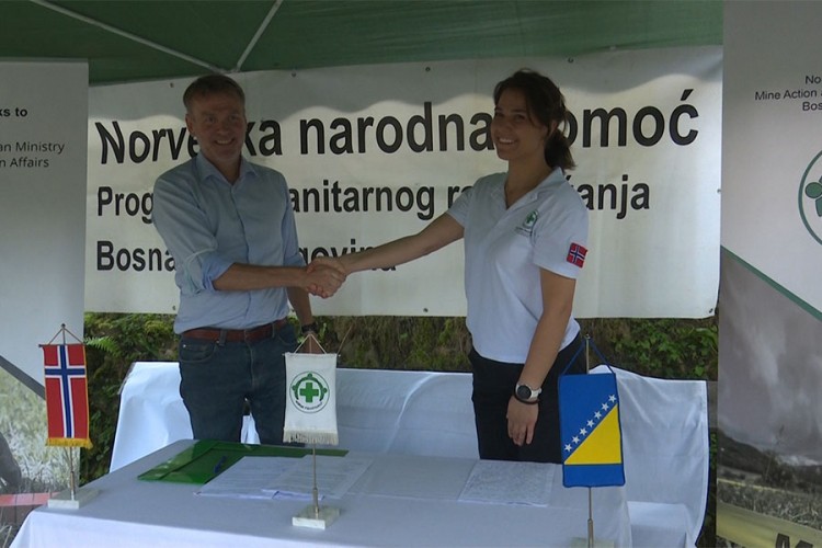 Norveška finansira projekat u BiH: Za deminiranje 21,4 miliona maraka