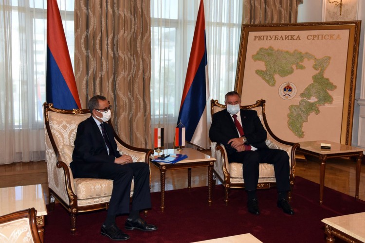 Višković sa ambasadorom Egipta u BiH razgovarao o unapređenju saradnje