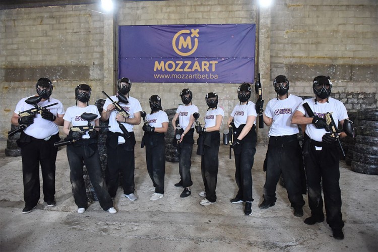 Za popularizaciju sporta - Mozzart podržao Paintball klub Borac