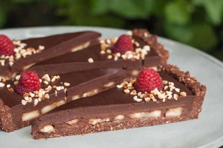 Banana split tart