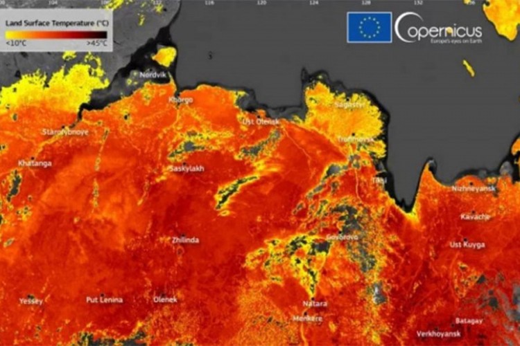 U Sibiru izmjerena temperatura tla veća od 47 stepeni Celzijusa