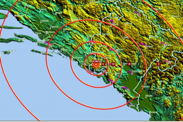 Zemljotres u Crnoj Gori, osjetio se i u Trebinju