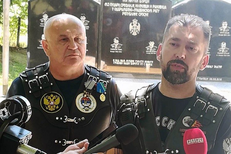 Noćni vukovi Vidovdansku vožnju posvetili glumici Biljani Čekić