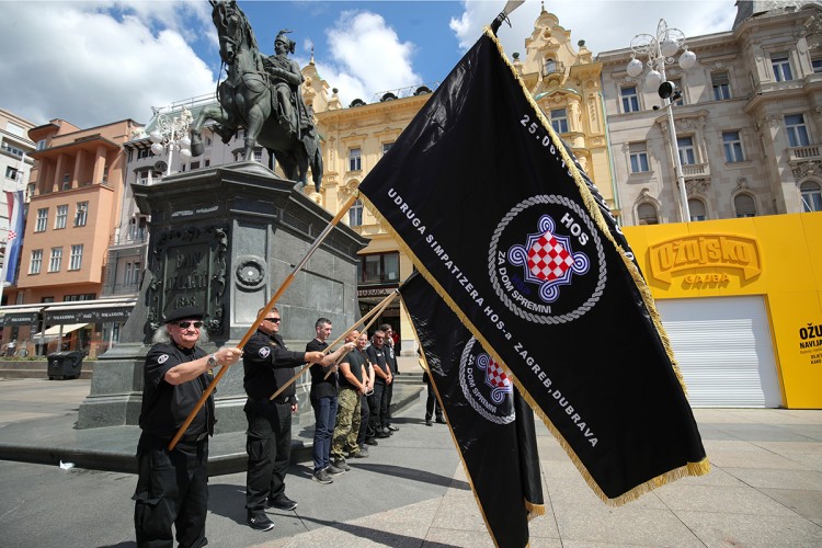 "Za dom spremni" – ponovo odjekivao na glavnom zagrebačkom trgu