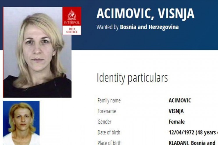 Ukinuta pritvor Višnji Aćimović, optuženoj za ratni zločin