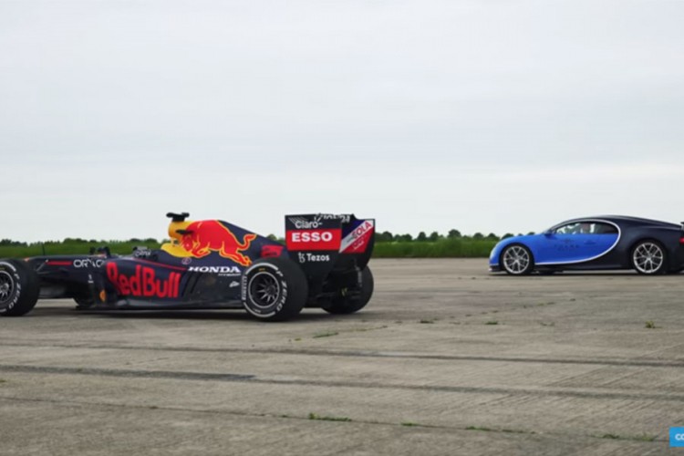 Može li bolid Formule 1 pobijediti Bugatti Chiron