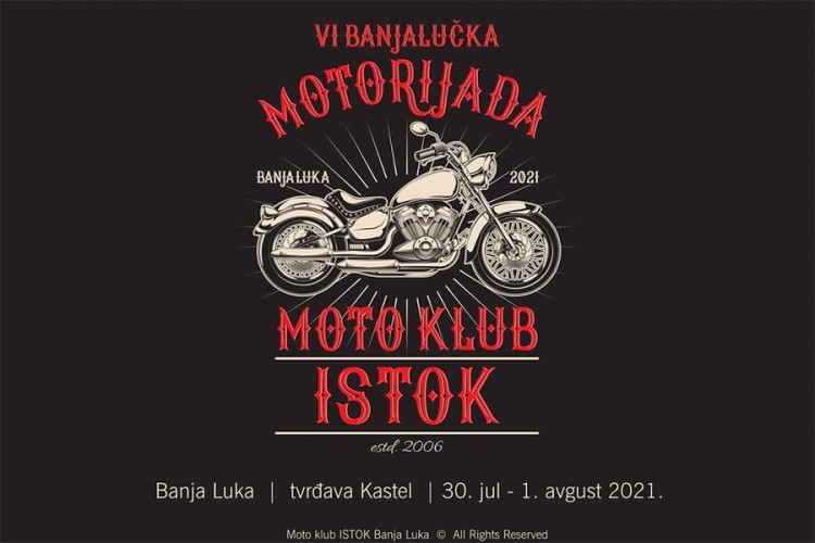 Šesta Banjalučka motorijada na Kastelu 30. i 31. jula