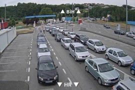 Gužve na dva granična prelaza u BiH