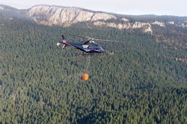 Nastavljeno gašenje požara na obroncima planine Stolac