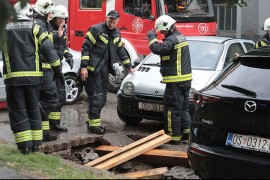 Nevrijeme u Slavoniji, vjetar obarao stabla