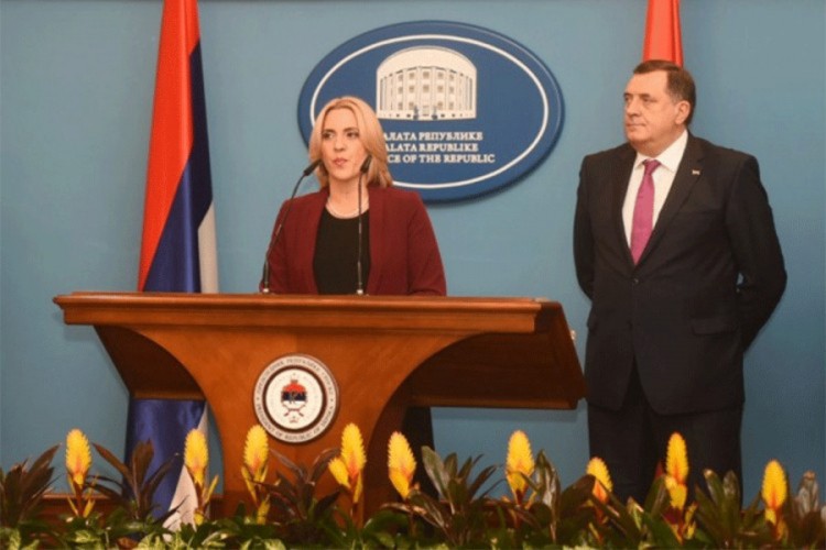 Dodik, Cvijanović  i Tegeltija u ponedjeljak sa Sijartom