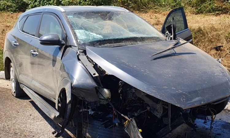 Udes na auto-putu 9. januar, povrijeđen vozač hjundaija