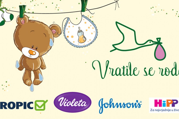 Tropic daruje porodilje i bebe u okviru projekta "Vratile se rode"