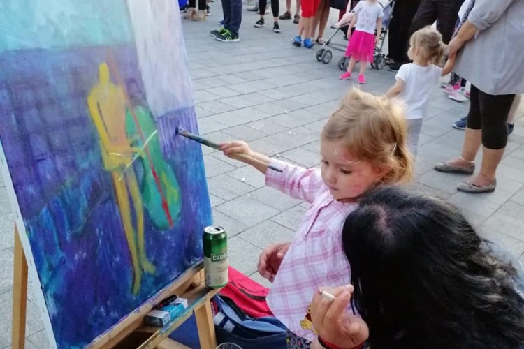 Muzika i slikarstvo na trgovima Banjaluke