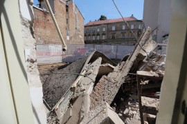Urušio se dio zgrade u centru Zagreba