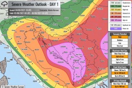 Nevrijeme na Balkanu, prijeti tornado