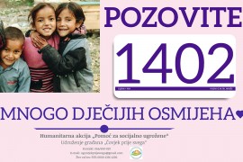 Pozovite 1402 za pomoć socijalno ugroženim porodicama