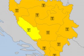 Narandžasto upozorenje zbog visoke temperature vazduha