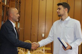 Đak generacije trebinjske “Gimnazije” dobio stipendiju