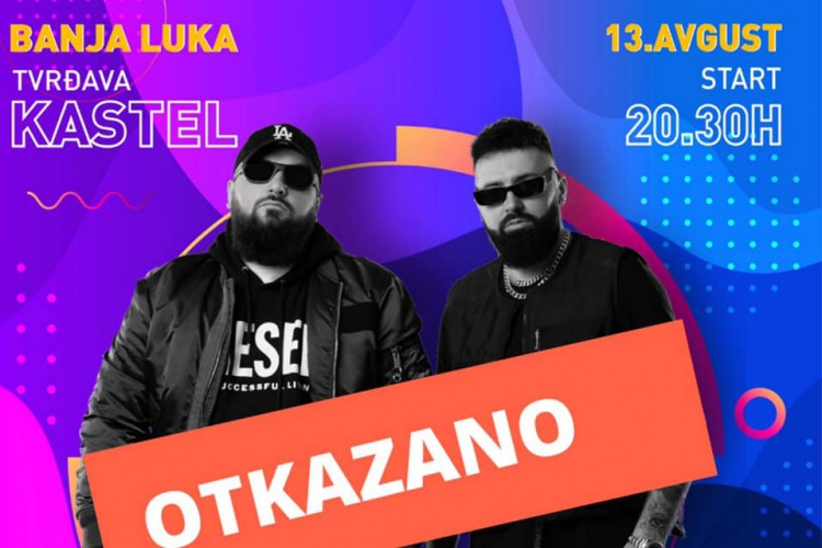 Otkazan koncert Jale i Bube u Banjaluci