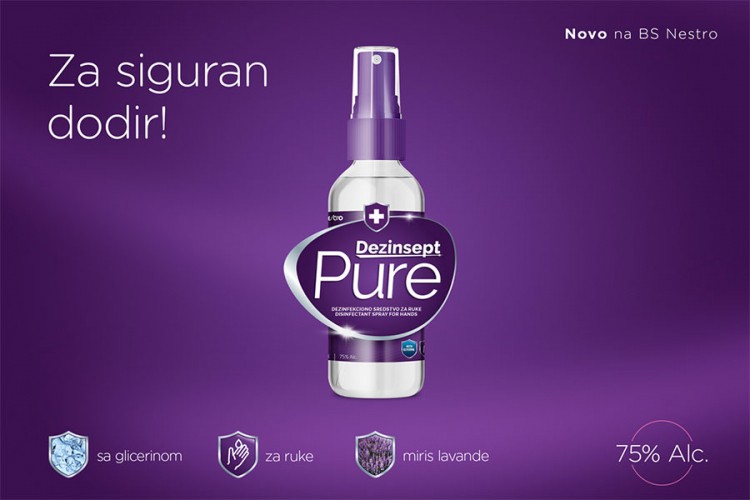 "Dezinsept Pure" - novo sredstvo za dezinfekciju