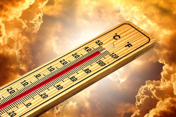 Oprez zbog visoke temperature