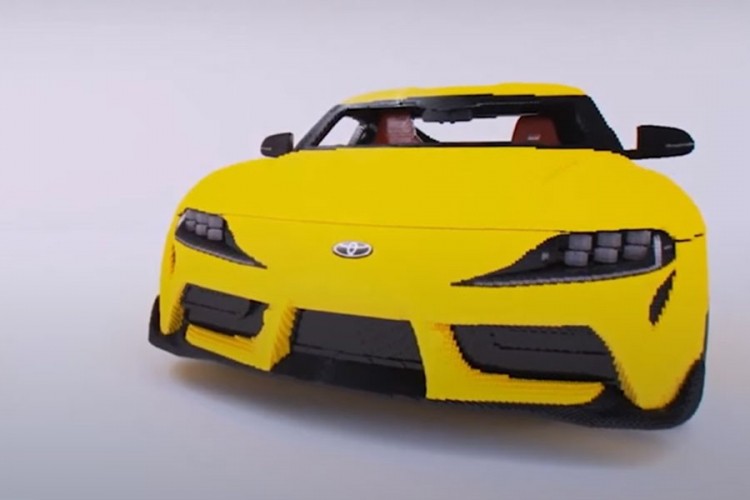 Toyota Supra od Lego kockica izgleda kao pra