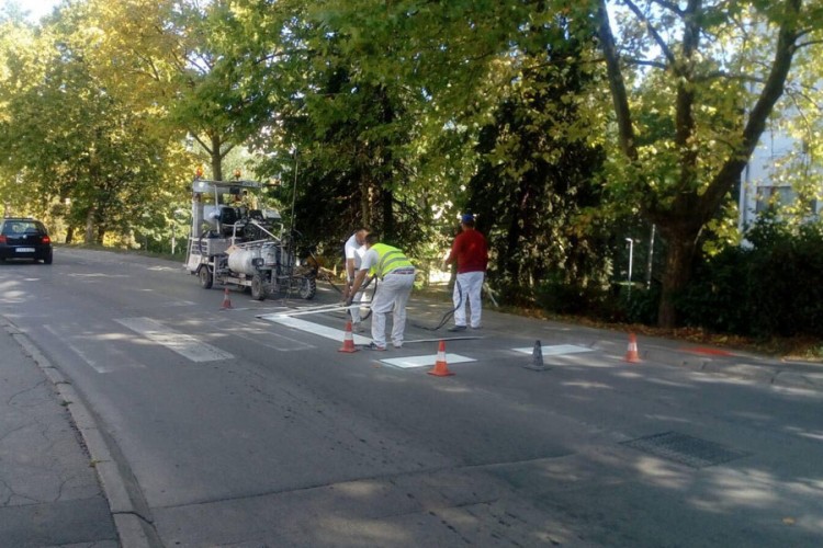 Počelo obilježavanje horizontalne signalizacije u Banjaluci