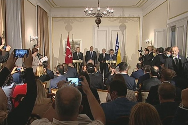 Erdoan u Sarajevu: Podrška teritorijalnom integritetu BiH i miru u regionu