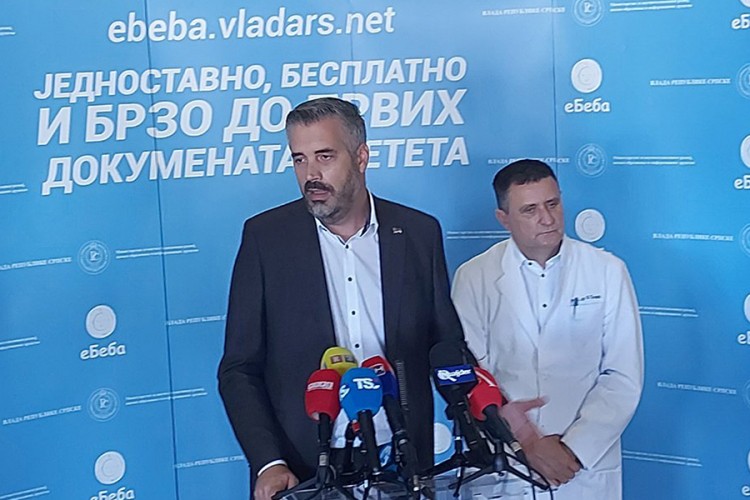 Rajčević: Od danas prijava djece moguća u svim porodilištima u Srpskoj