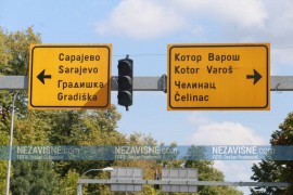 Ne radi semafor kod Narodnog pozorišta RS u Banjaluci