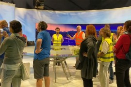 Antivakseri upali u studio slovenačke nacionalne televizije