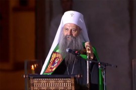 Patrijarh Porfirije: Moleći se za mir, ustoličio sam mitropolita ...
