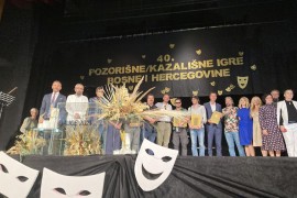 "Jugoslavija, moja otadžbina" najbolja predstava Pozorišnih igara BiH