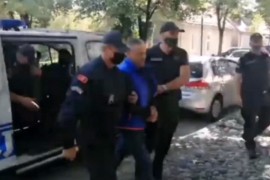 Pogledajte snimak sprovođenja Veljovića u Osnovni sud u Cetinju