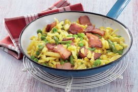 Zapečene mahune sa slaninom