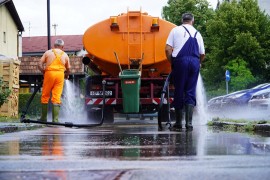 U punom intenzitetu pranje ulica u Banjaluci