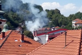 Požar na porodičnoj kući u Zvorniku